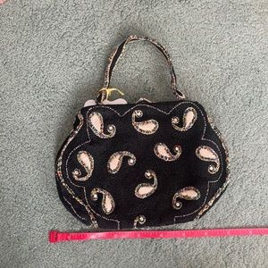 Hand made beaded purse mini